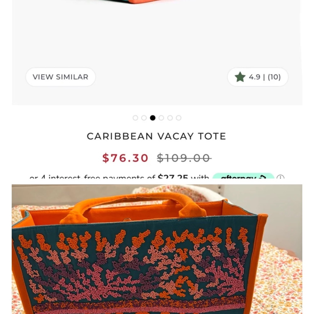 Caribbean Vacay Tote (American & Beyond)